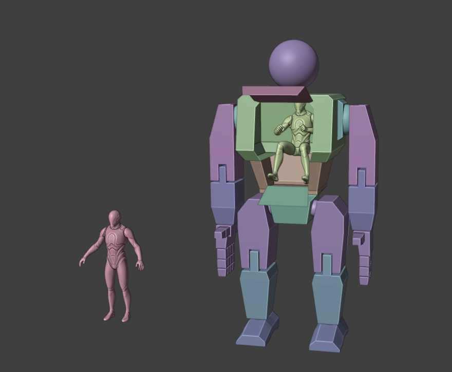 Mech block mesh