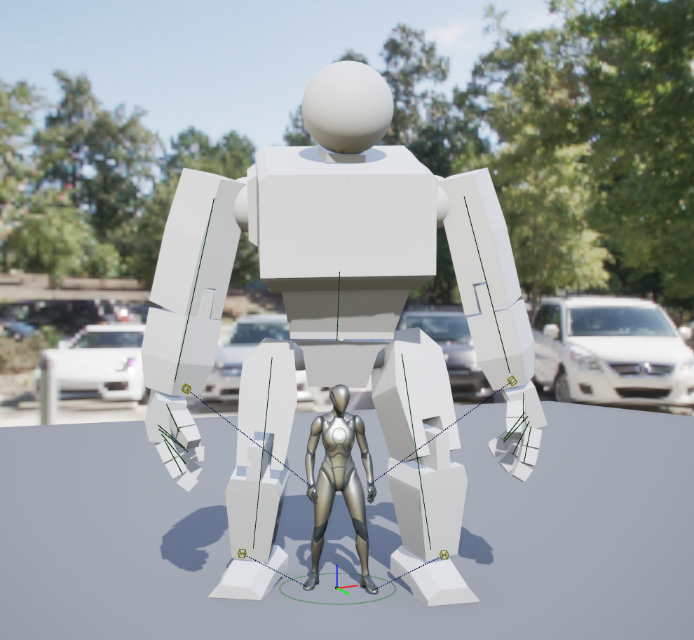 Mech Animation Retargetted